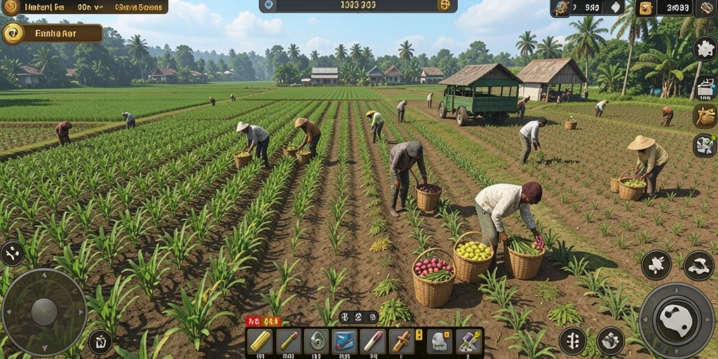 Tampilan utama dengan grafis yang menawan.