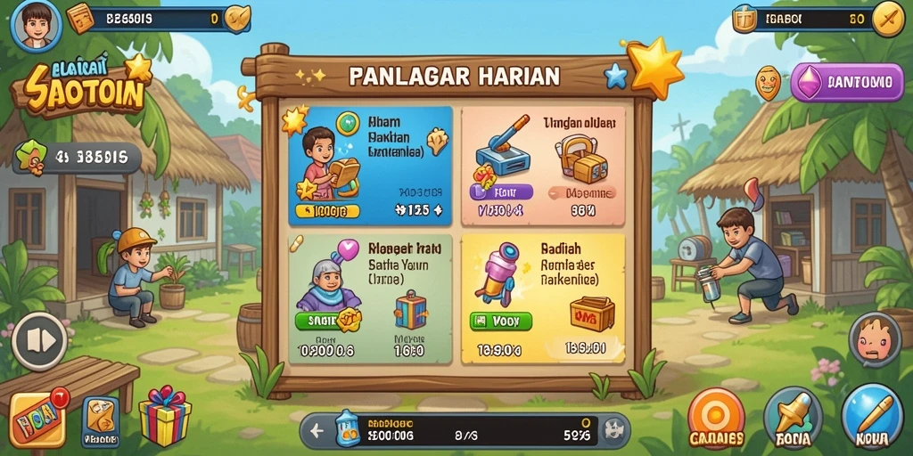 Tampilan antarmuka yang user-friendly dan intuitif.