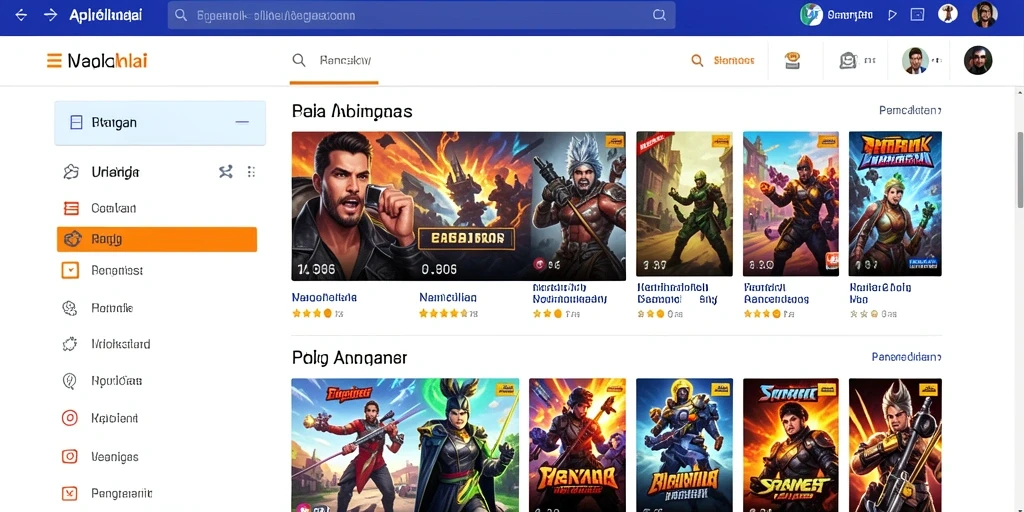 Tampilan antarmuka yang menarik dan mudah digunakan.