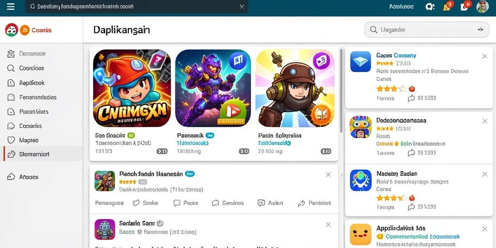 Tampilan antarmuka PIONTOGEL yang menarik dan mudah dinavigasi.