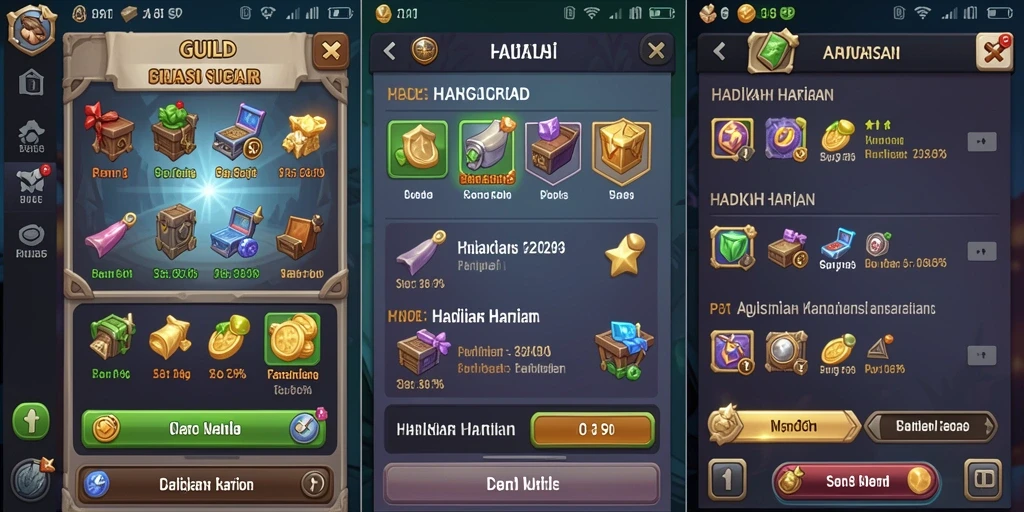 Tampilan antarmuka yang modern dan menarik.