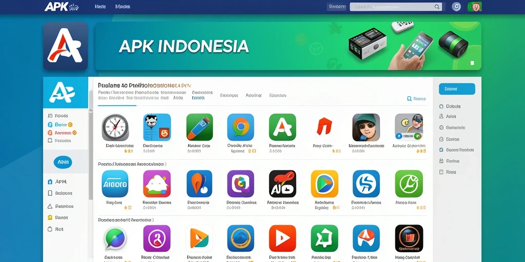 Tampilan utama yang menarik dan mudah digunakan.